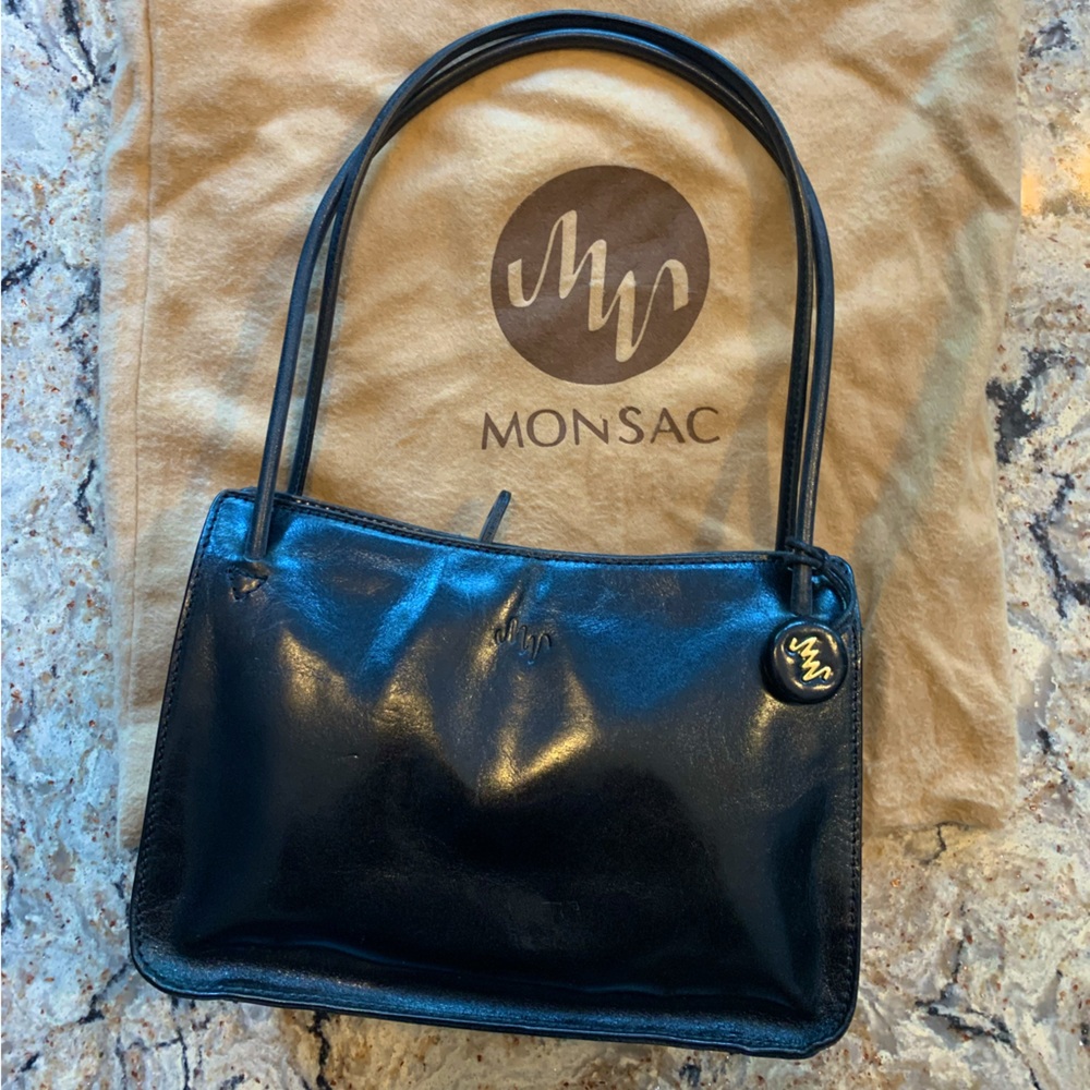 NWOT Monsac Leather Shoulder Bag